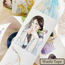 5cm*333cm Holding Flower Die Cutting Washi/PET/Fog PET Tape