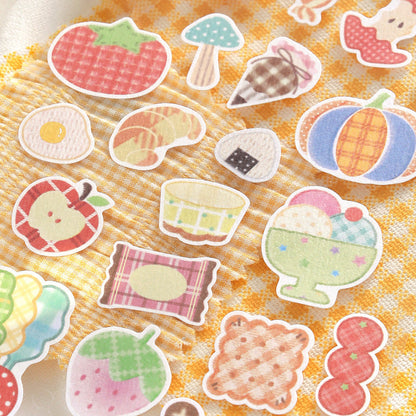 Fabric Daily Series Sticker for journaling, scrapbooking and collage