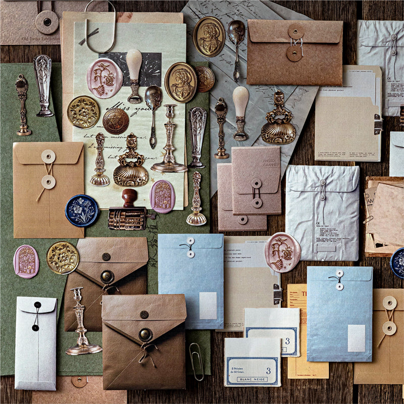Antique Exhibition Room Series Sticker for journaling, scrapbooking and collage