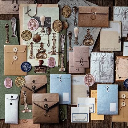 Antique Exhibition Room Series Sticker for journaling, scrapbooking and collage