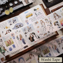 Whole Roll 6cm*5m Journey Die Cutting Washi/Fog PET Tape