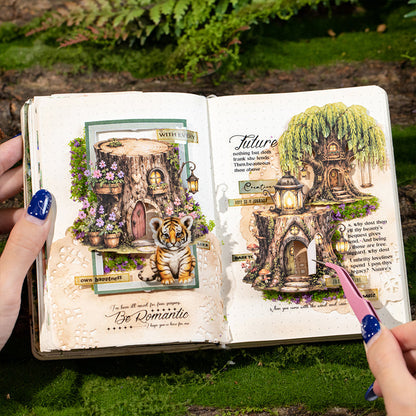 Sweet Dream Fairy Tale House Series Sticker featuring sweet, dream, and fairy designs for journaling, scrapbooking and collage