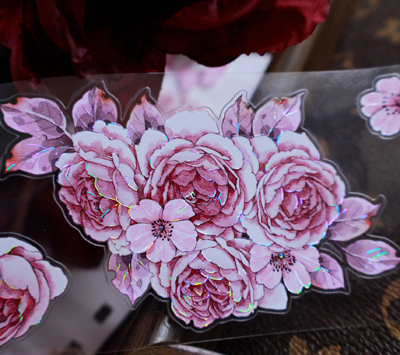 The beauty of flowers Die-Cutting Washi Tape - Sample 100cm
