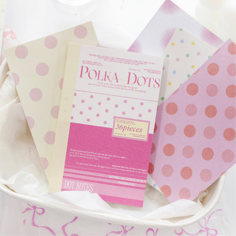 Dot Private Collection Series Sticker Book featuring book designs for journaling, scrapbooking and collage