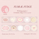 Floral Small Frame Series Die Cutting Writing Tape
