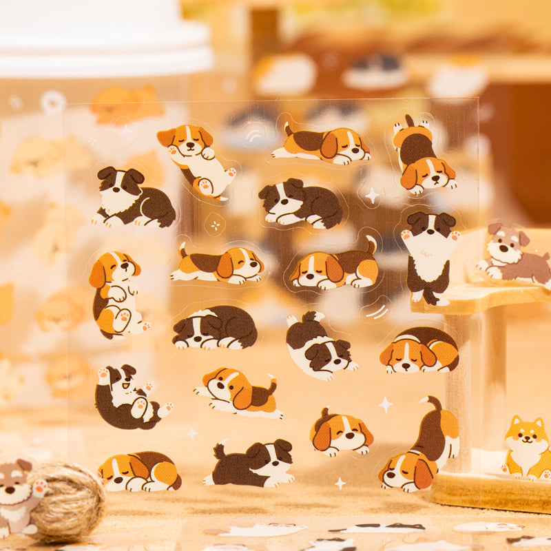 Furry Files Series Sticker Book featuring book designs for journaling, scrapbooking and collage