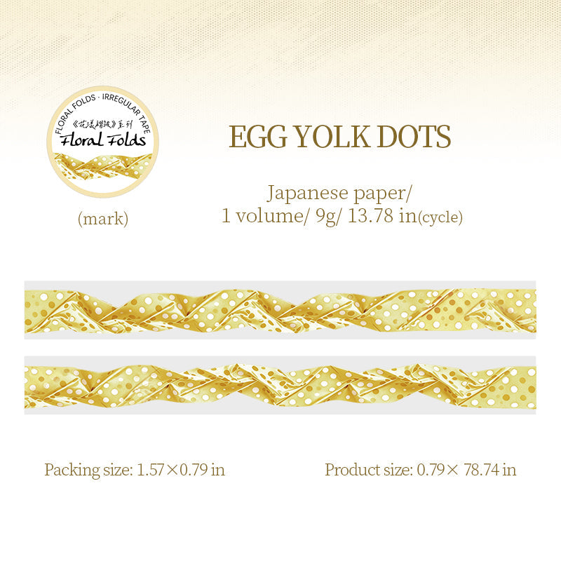 Floral Ruffled Series Washi Tape