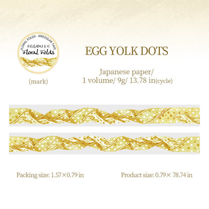 Floral Ruffled Series Washi Tape