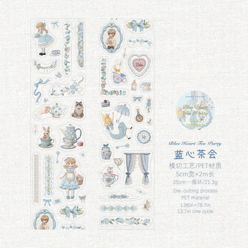 Embroidery Book Series Die Cutting PET Tape