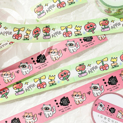 Penny Amusement Park Series Flash Sand Synthetic Paper Tape for journaling, scrapbooking and collage