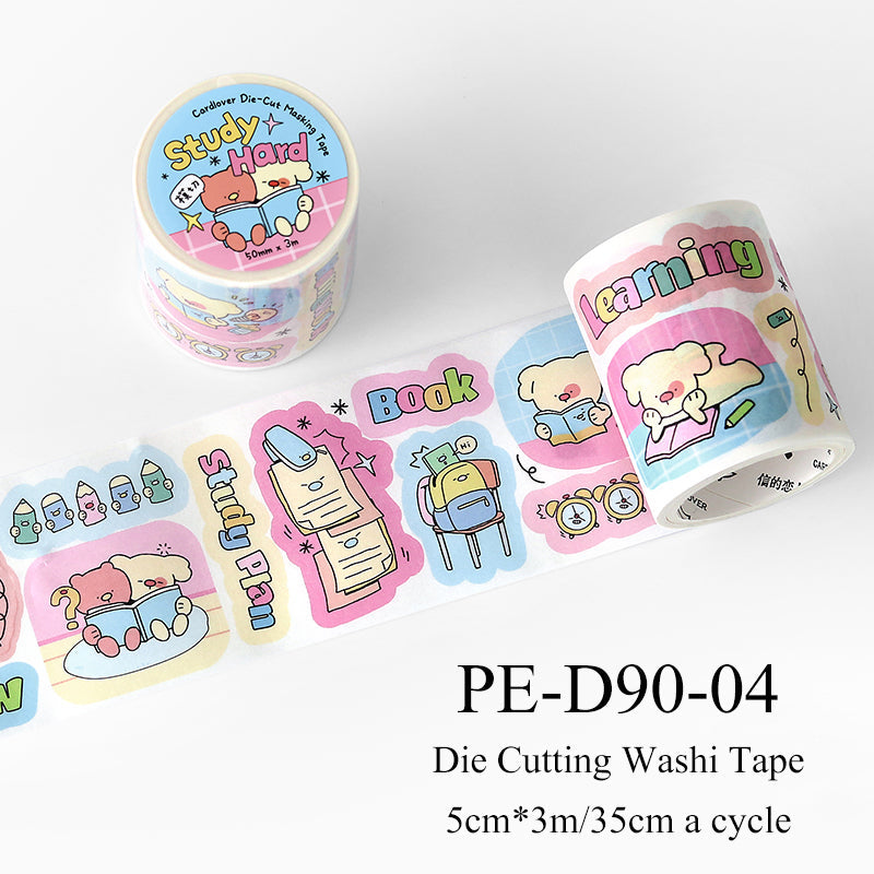 Dun Dun Street Daily Series Die Cutting Washi Tape
