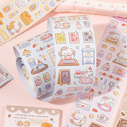 Sweet Store Manager Series Die Cutting Coated Paper Tape featuring sweet designs for journaling, scrapbooking and collage