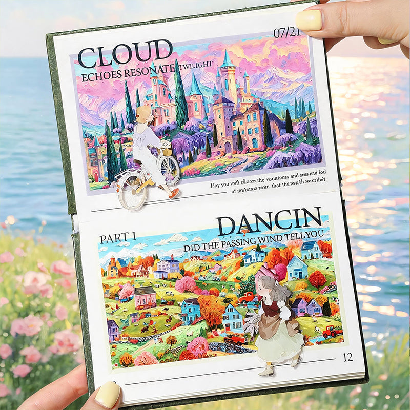 Dream Estate Series PET Tape featuring dream designs for journaling, scrapbooking and collage