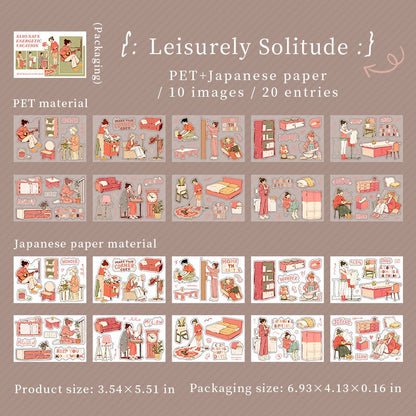 Xiaonai's Energetic Vacation Series Sticker Book