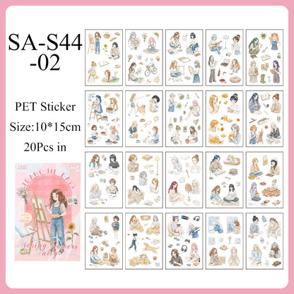 Continuous Time Series Sticker Book