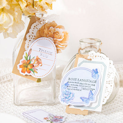 Flower butterfly sleep Sticker