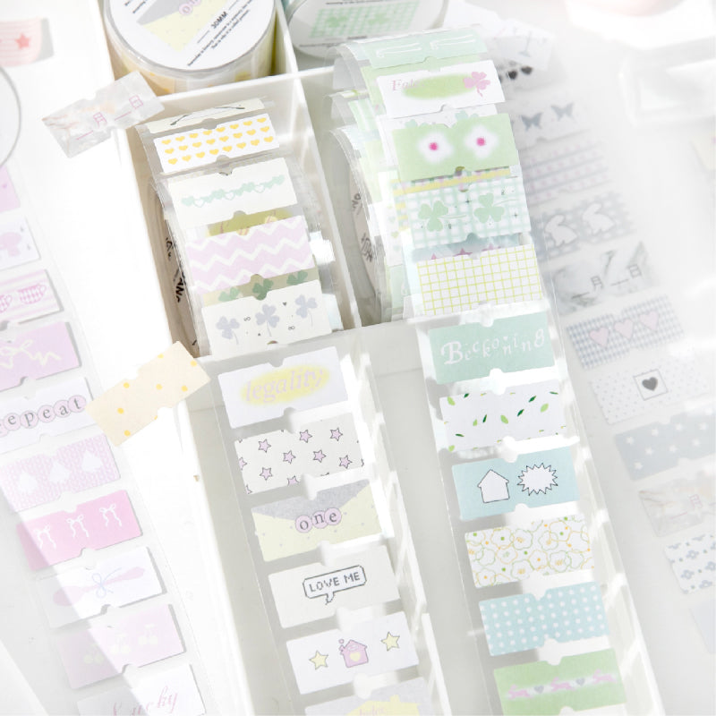 Showa Monologue series Die Cutting Writing Paper Tape for journaling, scrapbooking and collage
