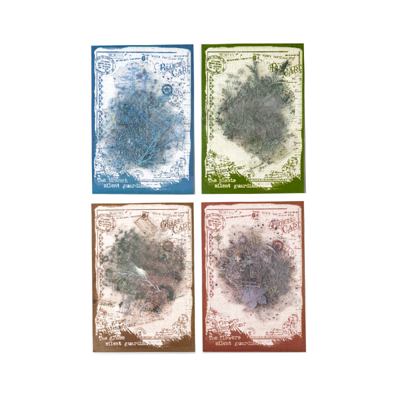 Retro Flower Design Sticker
