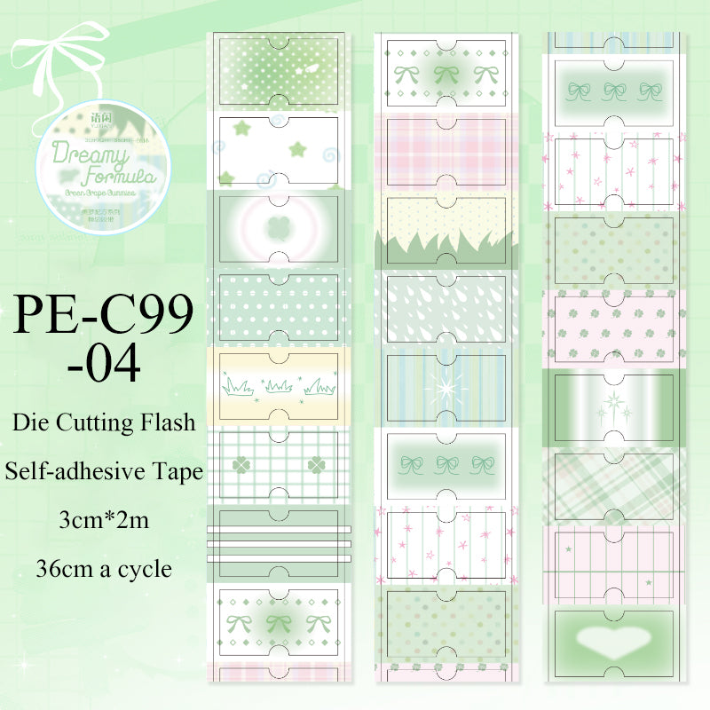 Dream Recipe Series Die Cutting Flash Self-adhesive Tape