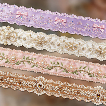 Flower Tassel Series White Kraft Paper Tape featuring white, and flower designs for journaling, scrapbooking and collage