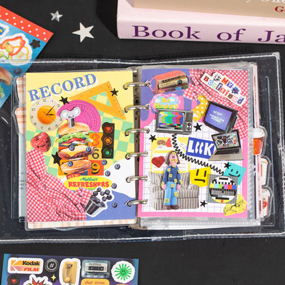 Color Preview Series Sticker Book featuring book, and color designs for journaling, scrapbooking and collage