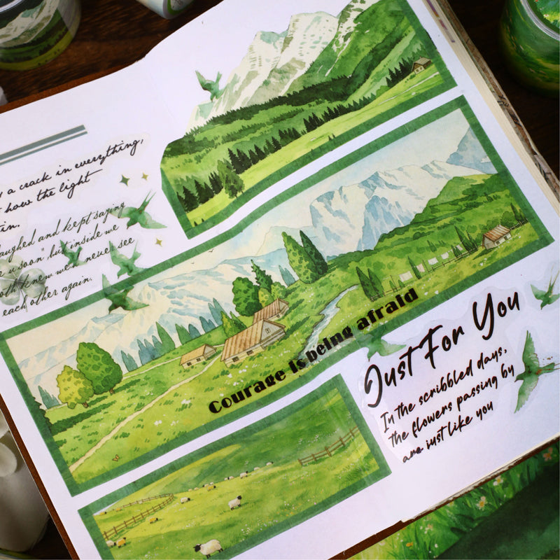 Grassland Wandering Series Washi Tape