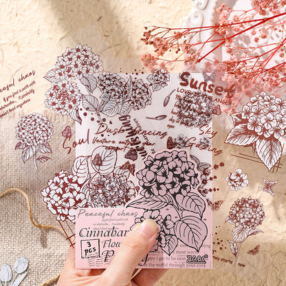 Flower language poetic Sticker