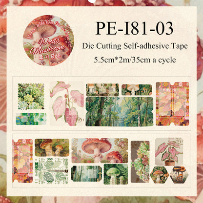 Wild Rose Series Die Cutting Self-adhesive Tape