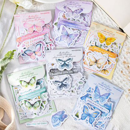 Flower butterfly sleep Sticker
