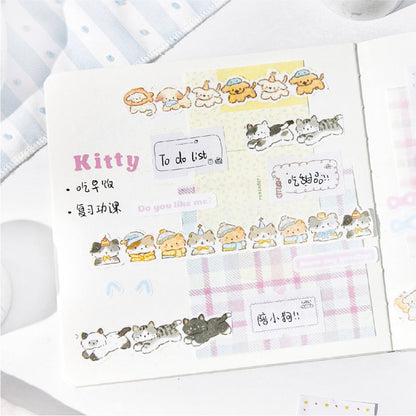 Sweetheart Imprint Series Die Cutting Writing Paper Tape featuring sweet designs for journaling, scrapbooking and collage