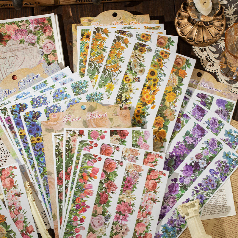 The flowers fell all over the garden Sticker