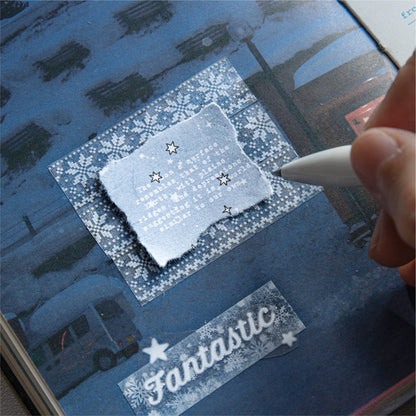Winter Sonata Series Flash PET Tape for journaling, scrapbooking and collage