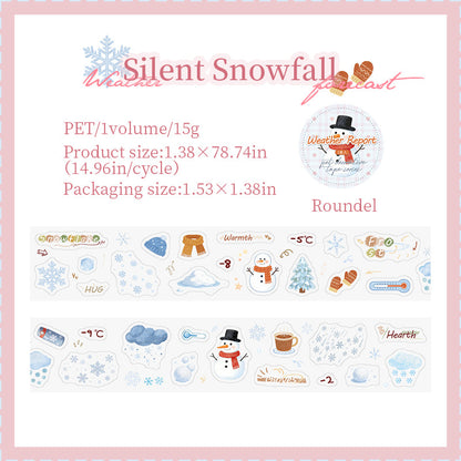 Weather Forecast Series Die Cutting PET Tape