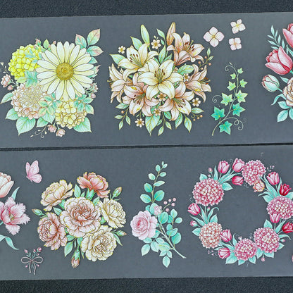 Flower Bearing Wind Blows Fog PET Tape
