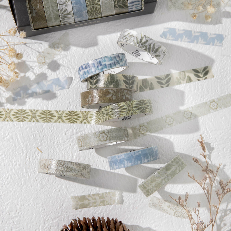 Basic Life Series Washi Tape Set for journaling, scrapbooking and collage