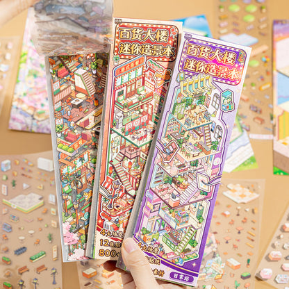 Department Store Series 3D Sticker for journaling, scrapbooking and collage