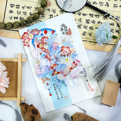 Slender delicate hands Shell Silver PET Tape featuring silver, and cat designs for journaling, scrapbooking and collage