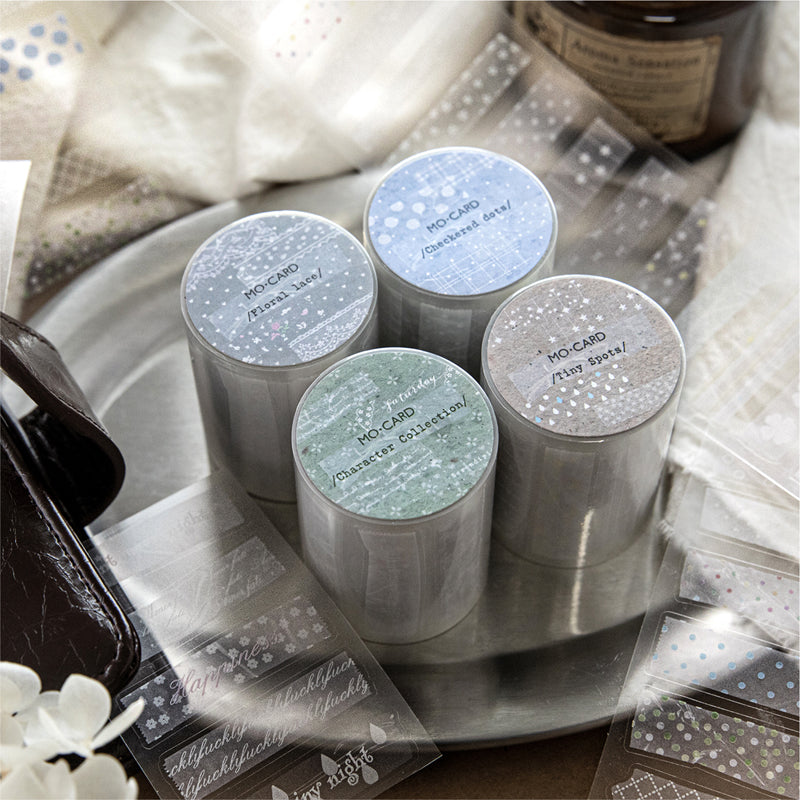 Hand Tear Catalog Series Die Cutting Fog PET Tape