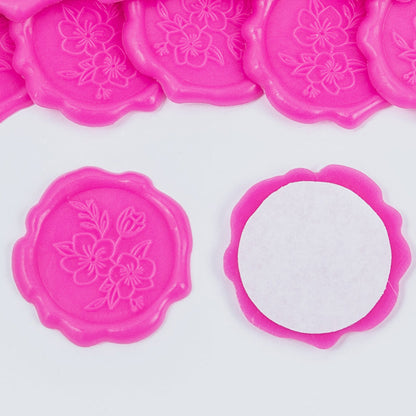Leaves of Rose Wax Seal Sticker