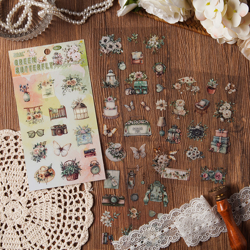 Flower butterfly Sticker