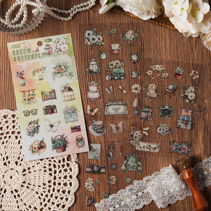 Flower butterfly Sticker