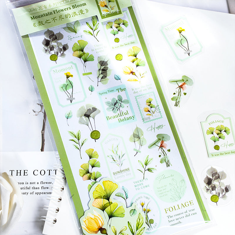 Mountain floral Sticker