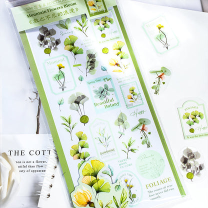 Mountain floral Sticker
