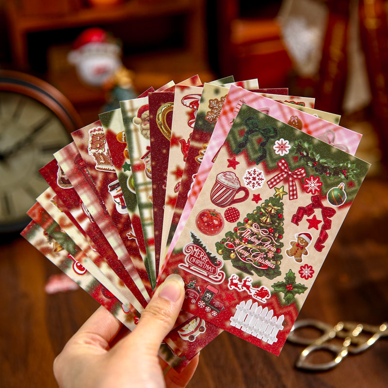 Holiday Limited Edition Series Sticker Book featuring book designs for journaling, scrapbooking and collage