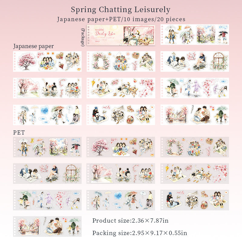Slow Daily Life Series Sticker Book