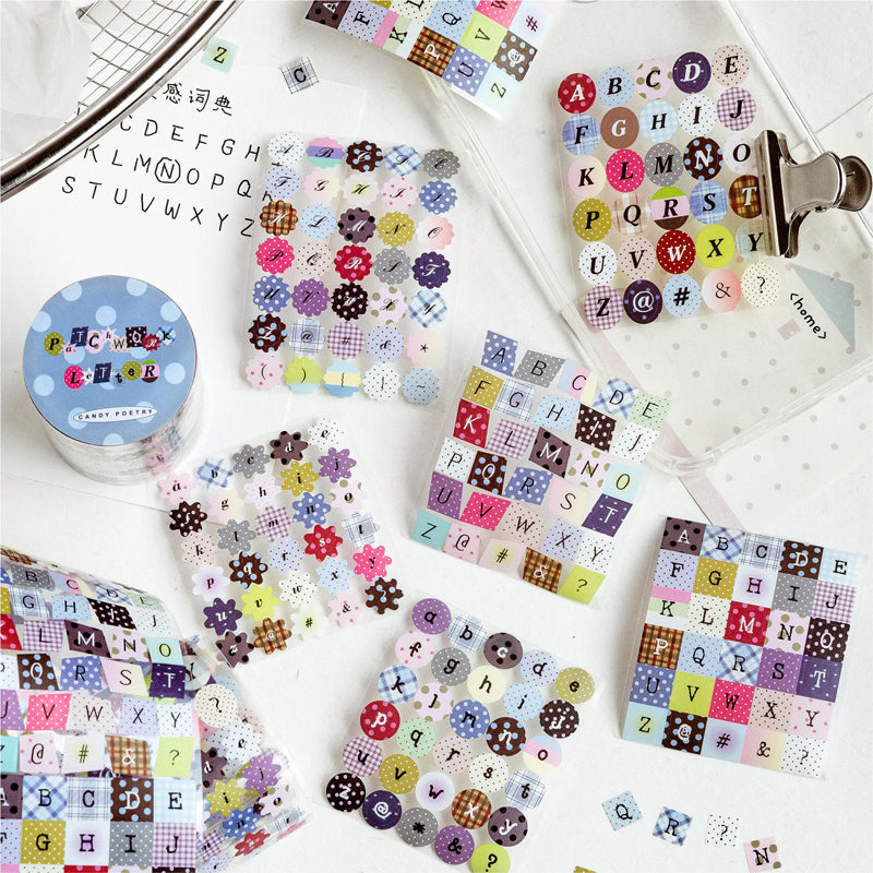 Bulk Character Series Die Cutting PET Tape for journaling, scrapbooking and collage