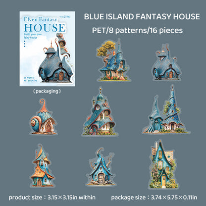 Elven Fantasy House Series Sticker
