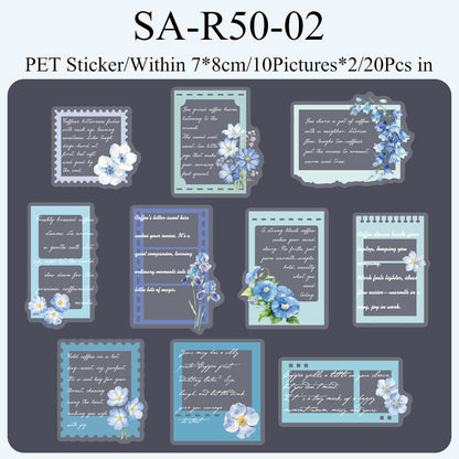 Flower Lane Post Series Sticker