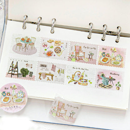Interwoven With Spring Scenery Series Die Cutting Washi Tape featuring spring designs for journaling, scrapbooking and collage