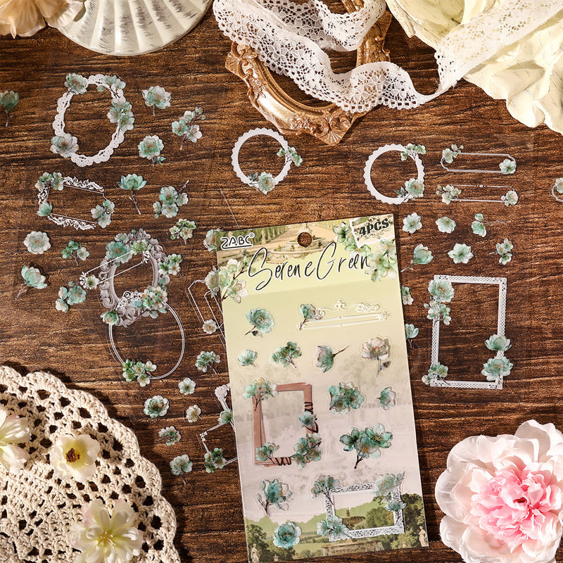 Frame View Garden Sticker